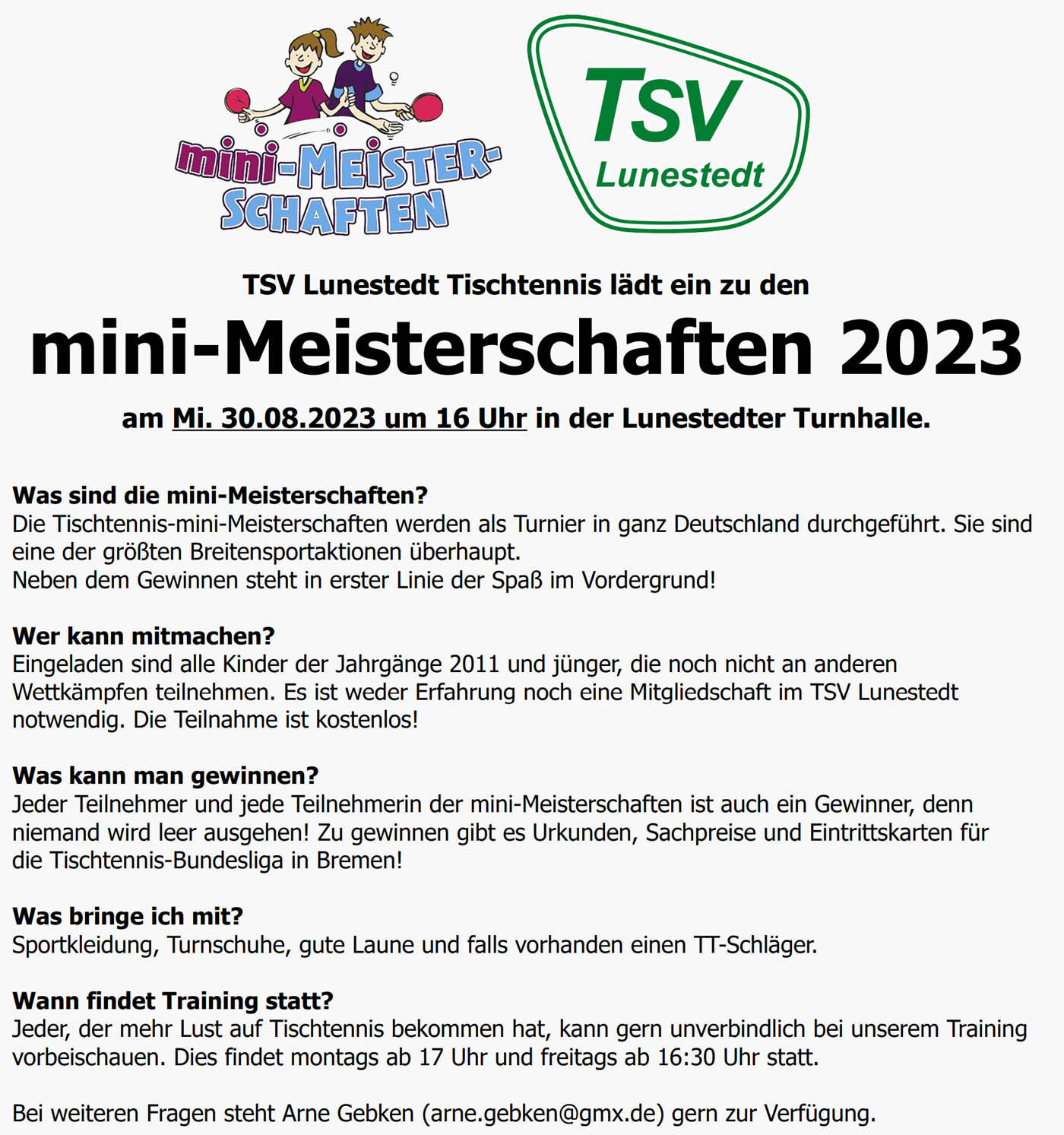 mini-Meisterschaften 2023/2024